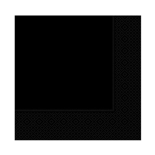 Siyah Peçete 16 Adet