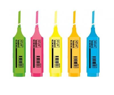 Kraf Fosforlu Kalem 5 li Set 330-5 Kraf