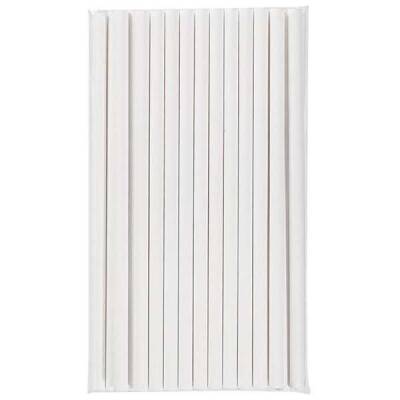 Beyaz Frozen Kağıt Pipet 8 mm x 24 cm 100 lü