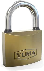 Yuma Sarı Kaplama Döküm Kısa Asma Kilit 25mm