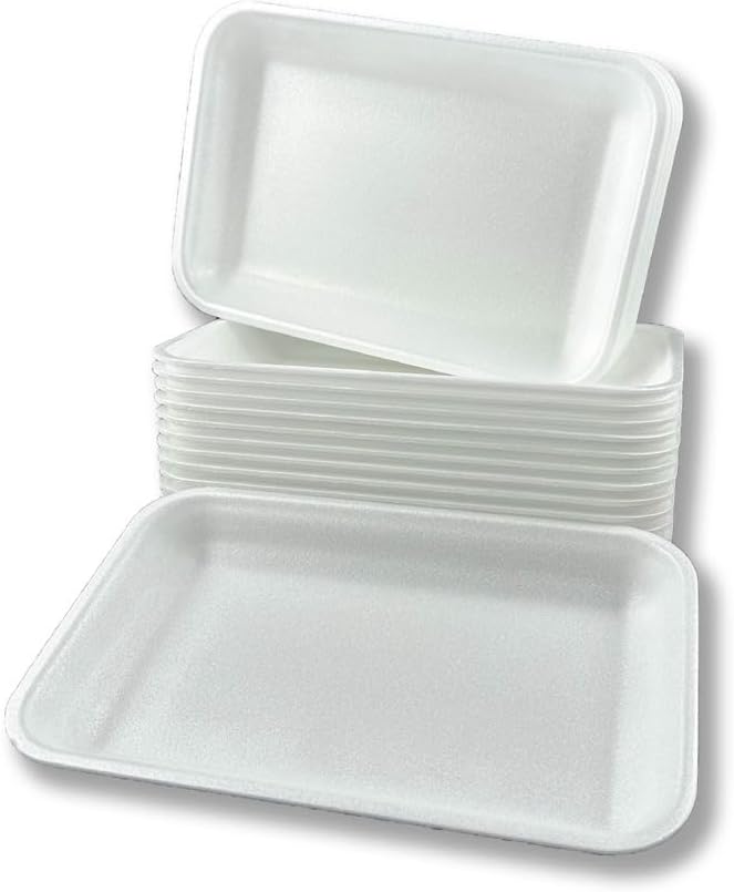 2000GR Köpük Tabak Kap - Kasap Kabı et tabağı 150 Adet