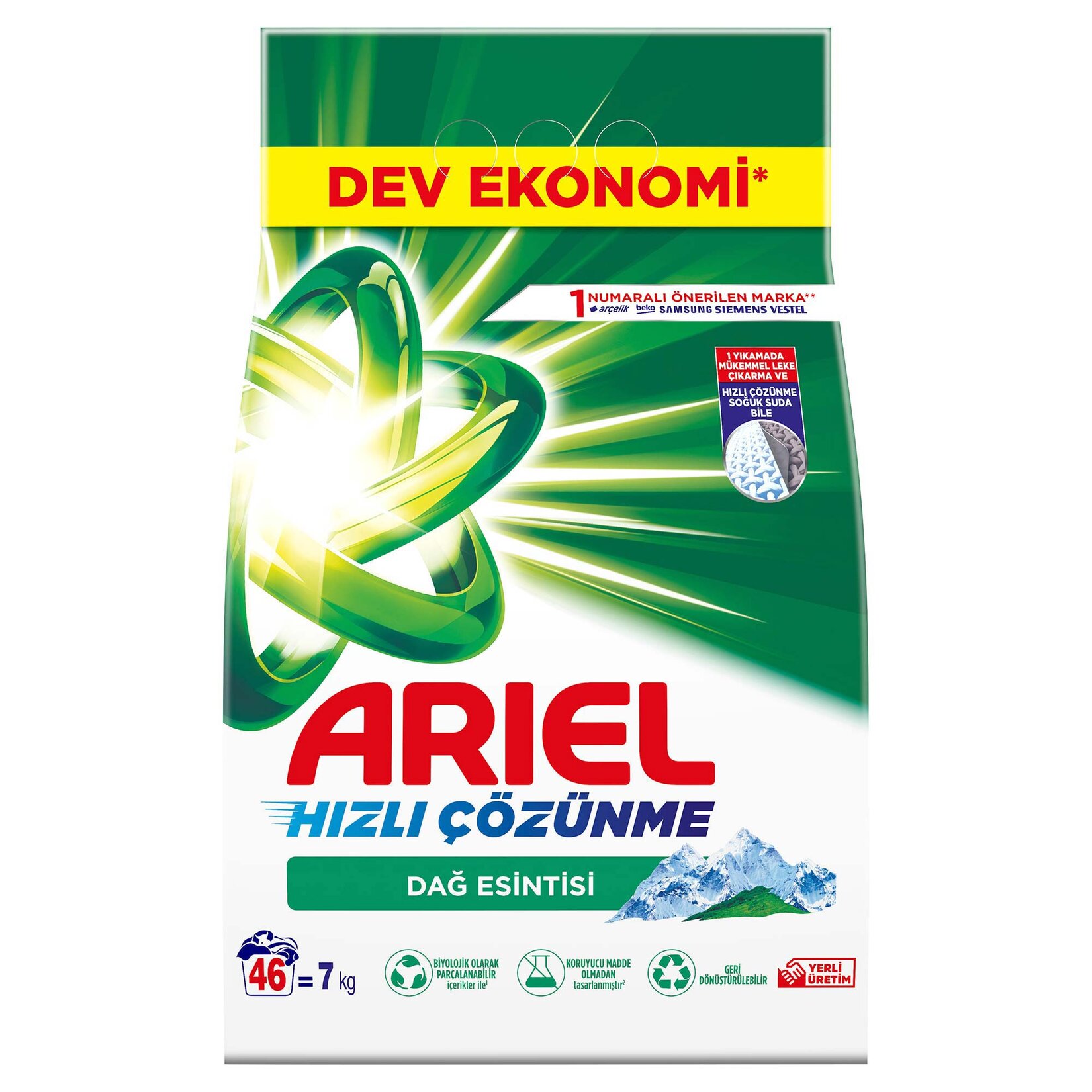 Ariel Dağ Esintisi Beyazlar 7 Kg Ariel
