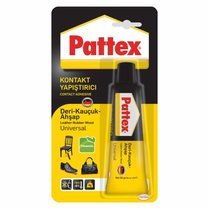 Pattex Deri/Kauçuk/Ahşap Yapıştırıcı 50 Ml