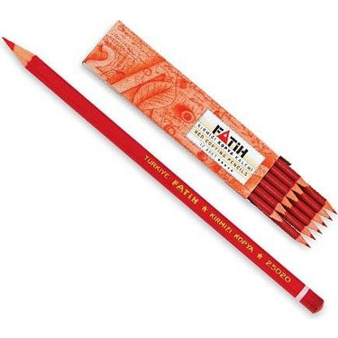 Fatih Kopya Kalemi Kırmızı 25020 x 12'li Fatih
