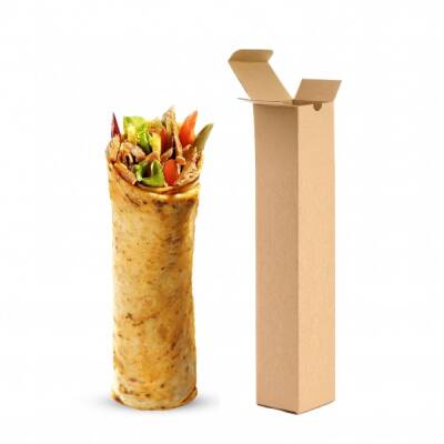 Natural Dürüm Kutusu 35x5x5 Cm 100 lü