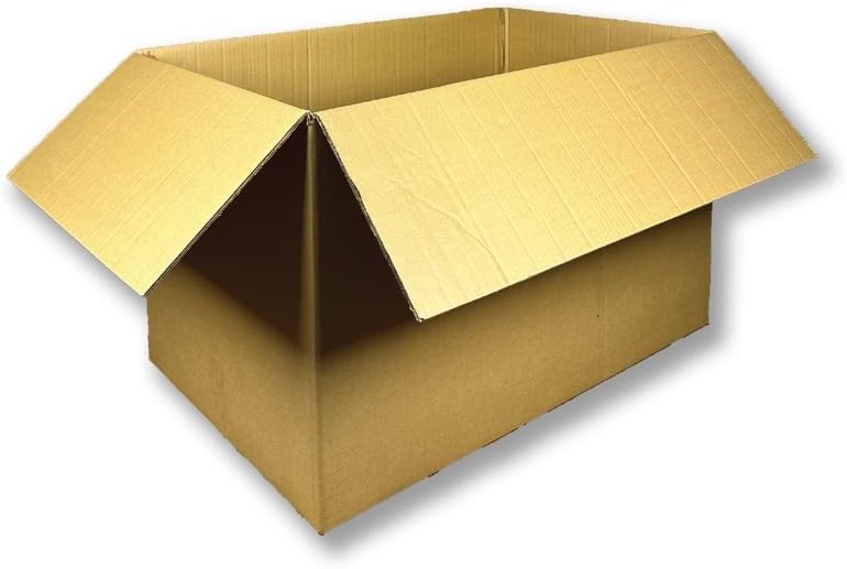 80x50x50 Sağlam Taşıma Kolisi Çift Oluklu Boş Koli, Karton Kutu, Çeyiz Kutusu, Taşınma Kolisi 10 Adet