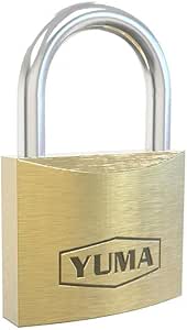 Yuma Türk Malı Pirinç Kısa Asma Kilit 32 mm