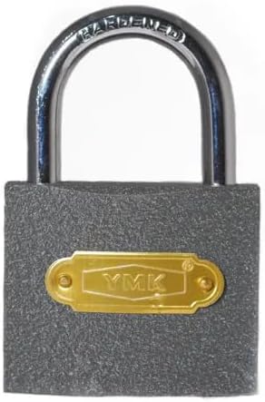 YMK Eko Gri Döküm Kısa Kancalı Asma Kilit 50mm
