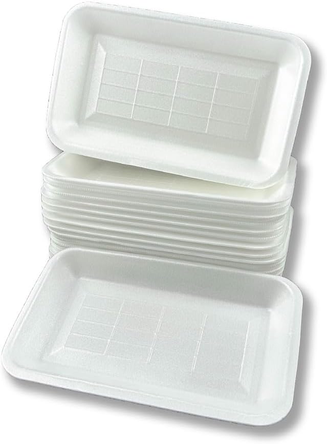 1000GR Köpük Tabak Kap - Kasap Kabı et tabağı 250 Adet