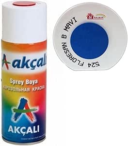 Akçalı Sprey Boya 400 ml 524 Florasan Boncuk Mavi Marka: Akçalı