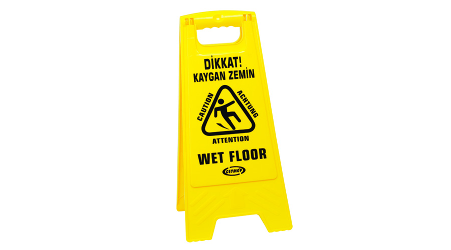 Kaygan Zemin Levhası Sarı Ceymop