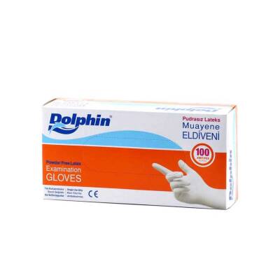 Lateks Pudrasız Muayene Eldiveni Büyük (L) 100 lü