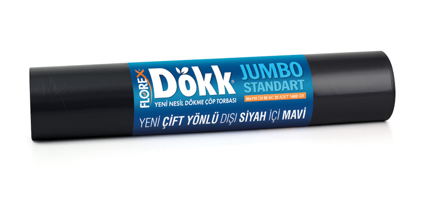 Yeni Nesil Dökme Çöp Torbası Jumbo Standart V Katlama
