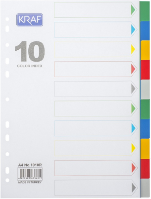 Kraf Separatör 1010R 10 Renk Kraf