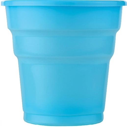 Plastik Mavi Bardak 5 Adet 200 ml