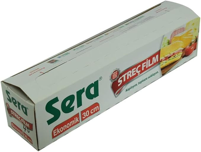 Sera Streç Film 30 Cm Ekonomik Boy Kayar Bıçaklı