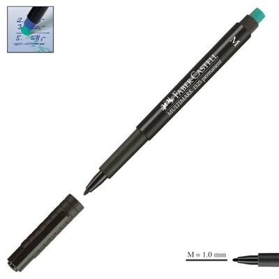 Faber Permanent Kalem M Siyah 152599 Faber Castell