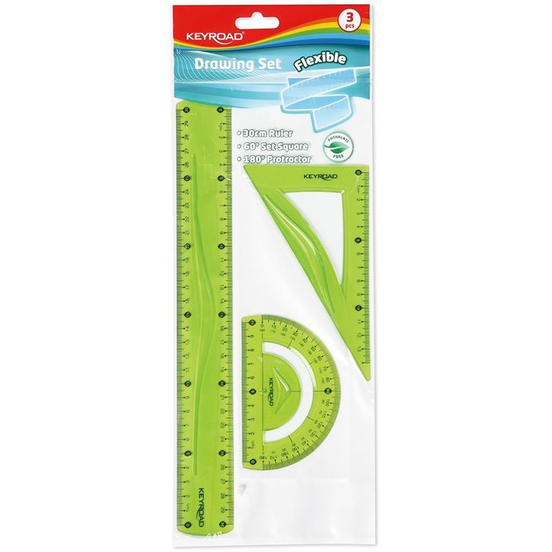 Keyroad Kr972278 Flexıble Esnek Renkli Çizim Seti 20 Cm Cetvelli 362486