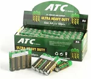 ATC Ultra Heavy Duty AA 60 Adet Kalem Pil
