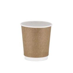 8oz Kraft Double Wall Karton Bardak 500 lü koli
