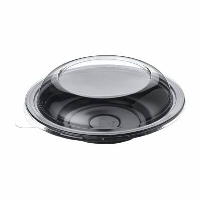 Kapaklı Siyah Salata Seti 750 cc 50 li