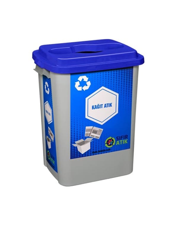 Sıfır Atık Kovası Kağıt Atık 70 Lt