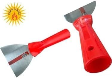 Plastik Saplı Metal Spatula Sıva Duvar Macun Boya Kazıma Ispatulası 10 cm